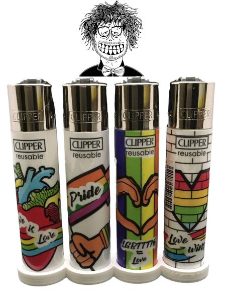Rainbow Pride CSD Pride Clipper Feuerzeuge